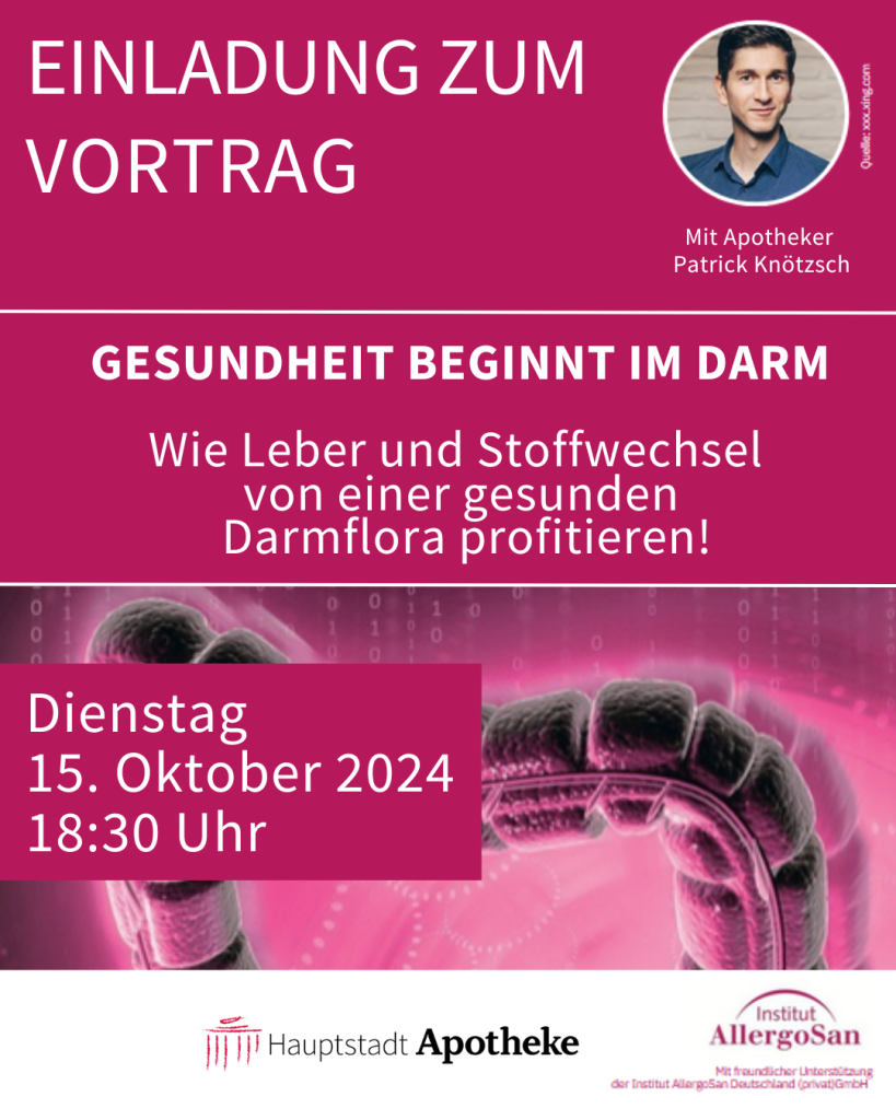 Vortrag „Darmgesundheit“