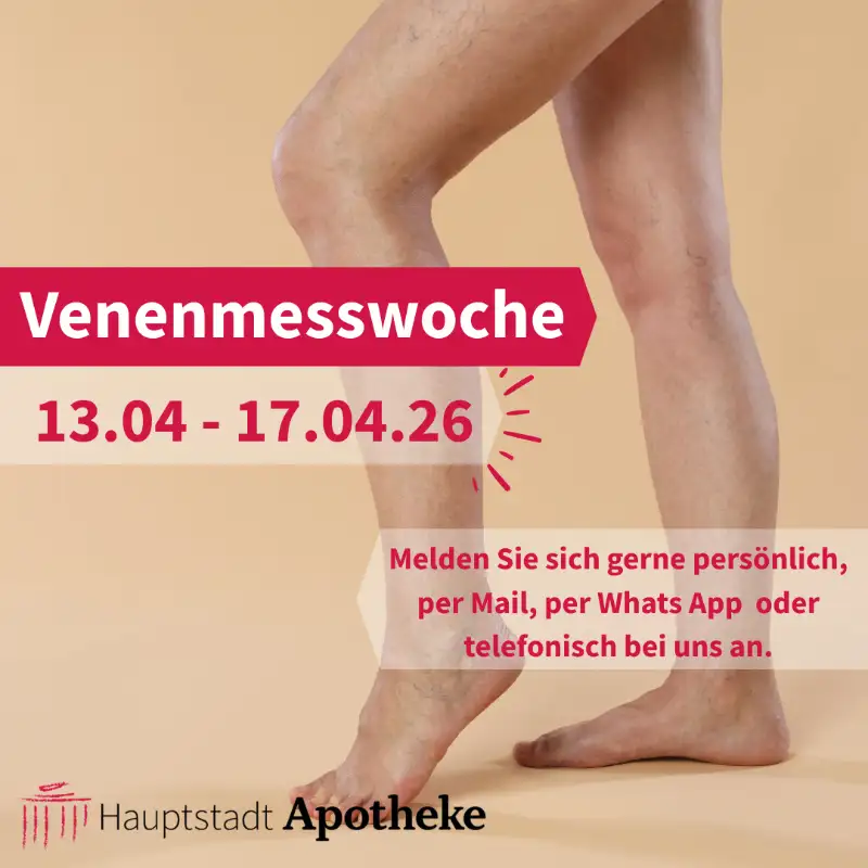 Venenmesswoche 13. – 17. April 26